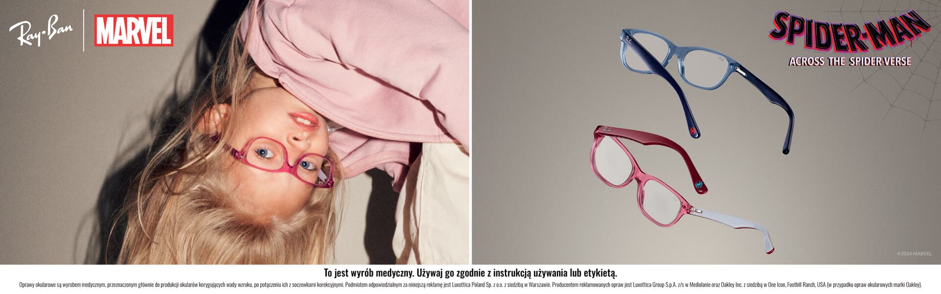 Oprawki Ray-Ban dla dzieci